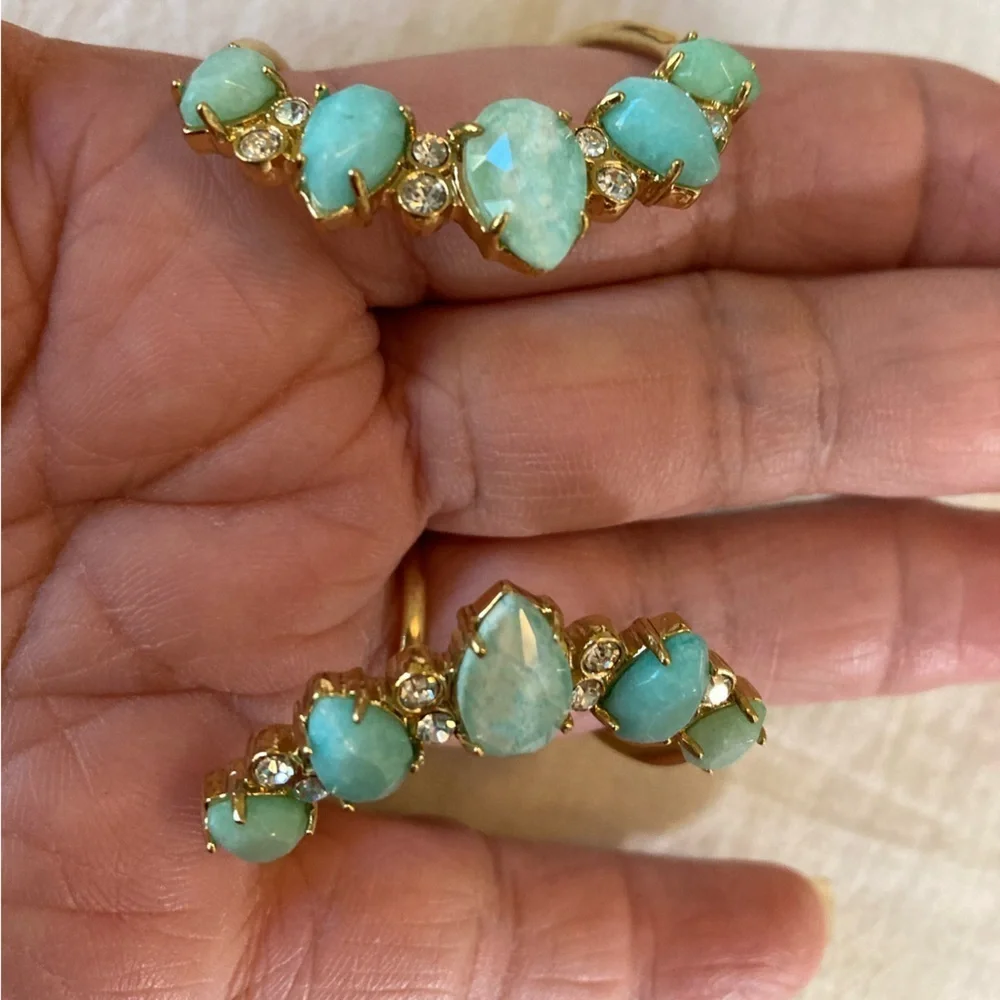 Kate‎ Spade NY Open Cuff Bracelet with Gorgeous Stones - Picture 5 of 9